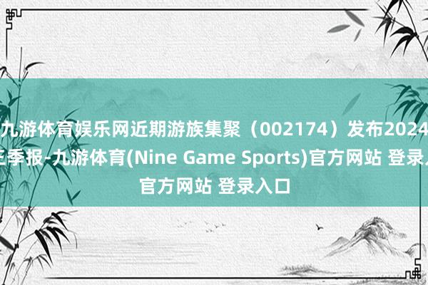 九游体育娱乐网近期游族集聚(002174)发布2024年三季报-九游体育(Nine Game Sports)官方网站 登录入口